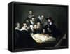Dr. Nicolaes Tulp Is Pictured Explaining The Musculature Of The Arm To Medical Professionals-Rembrandt van Rijn-Framed Stretched Canvas