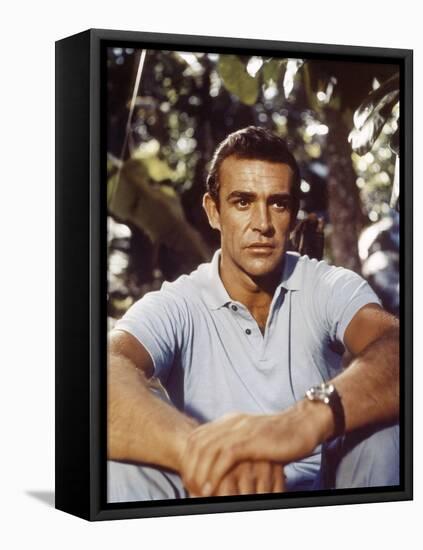 Dr No 1962 Directed by Terence Young Sean Connery-null-Framed Stretched Canvas