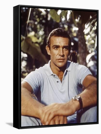 Dr No 1962 Directed by Terence Young Sean Connery-null-Framed Stretched Canvas