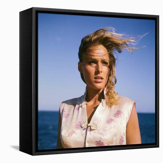 Dr NO, 1962 directed by TERENCE YOUNG Ursula Andress (photo)-null-Framed Stretched Canvas