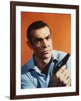 Dr No by Terence Young with Sean Connery, 1962 (photo)-null-Framed Photo