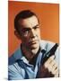 Dr No by Terence Young with Sean Connery, 1962 (photo)-null-Mounted Photo