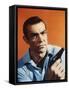 Dr No by Terence Young with Sean Connery, 1962 (photo)-null-Framed Stretched Canvas