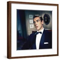 Dr No by Terence Young with Sean Connery, 1962 (photo)-null-Framed Photo