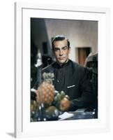 Dr No by Terence Young with Sean Connery, 1962 (photo)-null-Framed Photo