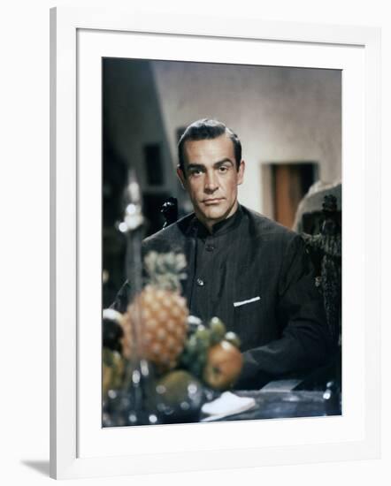 Dr No by Terence Young with Sean Connery, 1962 (photo)-null-Framed Photo