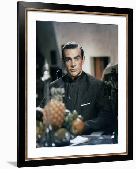 Dr No by Terence Young with Sean Connery, 1962 (photo)-null-Framed Photo