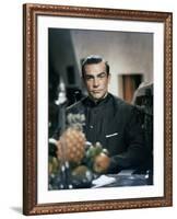 Dr No by Terence Young with Sean Connery, 1962 (photo)-null-Framed Photo