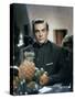 Dr No by Terence Young with Sean Connery, 1962 (photo)-null-Stretched Canvas