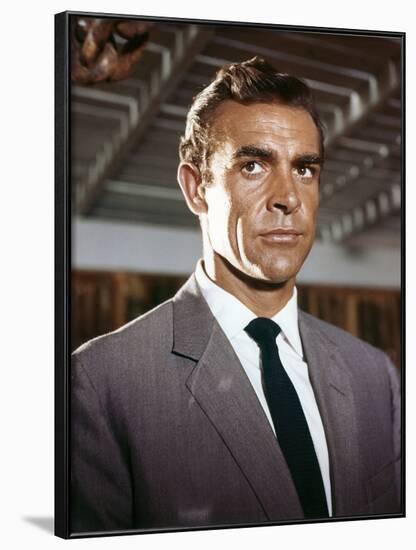 Dr No by Terence Young with Sean Connery, 1962 (photo)-null-Framed Photo