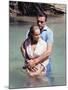 Dr No by Terence Young with Ursula Andress, Sean Connery, 1962 (photo)-null-Mounted Photo