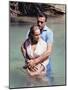 Dr No by Terence Young with Ursula Andress, Sean Connery, 1962 (photo)-null-Mounted Photo