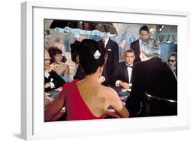 Dr. No, Eunice Gayson (Red Dress), Sean Connery, 1962-null-Framed Photo