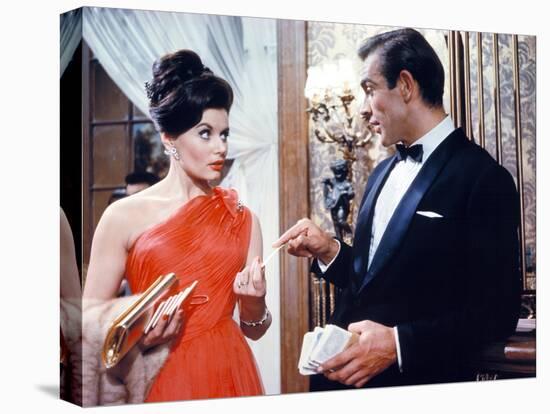 Dr. No, Eunice Gayson, Sean Connery, 1962-null-Stretched Canvas