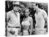 Dr No, L-R: Jack Lord, Ursula Andress, Sean Connery, 1962-null-Stretched Canvas