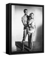 Dr No, L-R: Sean Connery, Ursula Andress, 1962-null-Framed Stretched Canvas