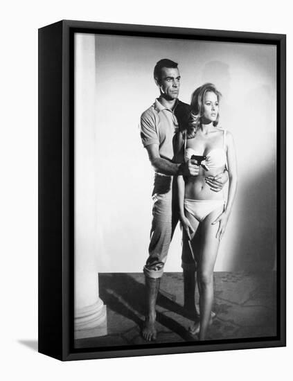 Dr No, L-R: Sean Connery, Ursula Andress, 1962-null-Framed Stretched Canvas