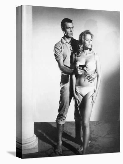 Dr No, L-R: Sean Connery, Ursula Andress, 1962-null-Stretched Canvas