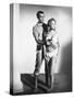 Dr No, L-R: Sean Connery, Ursula Andress, 1962-null-Stretched Canvas