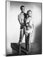 Dr No, L-R: Sean Connery, Ursula Andress, 1962-null-Mounted Photo
