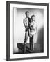 Dr No, L-R: Sean Connery, Ursula Andress, 1962-null-Framed Photo