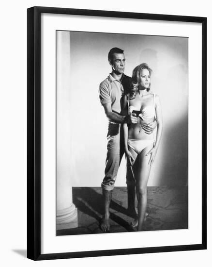 Dr No, L-R: Sean Connery, Ursula Andress, 1962-null-Framed Photo