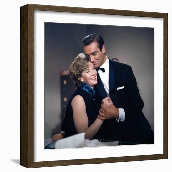 Dr. No, Lois Maxwell, Sean Connery, 1962-null-Framed Photo