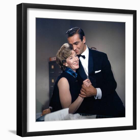 Dr. No, Lois Maxwell, Sean Connery, 1962-null-Framed Photo