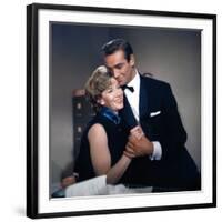 Dr. No, Lois Maxwell, Sean Connery, 1962-null-Framed Premium Photographic Print