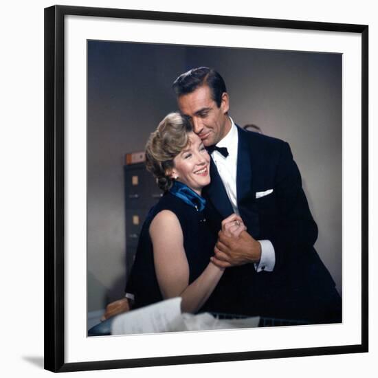 Dr. No, Lois Maxwell, Sean Connery, 1962-null-Framed Premium Photographic Print