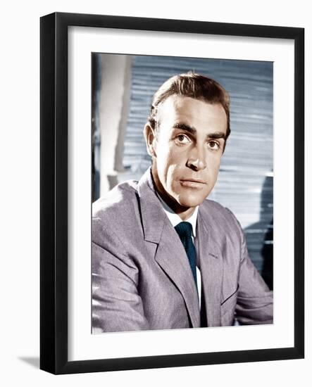 Dr No, Sean Connery, 1962-null-Framed Photo