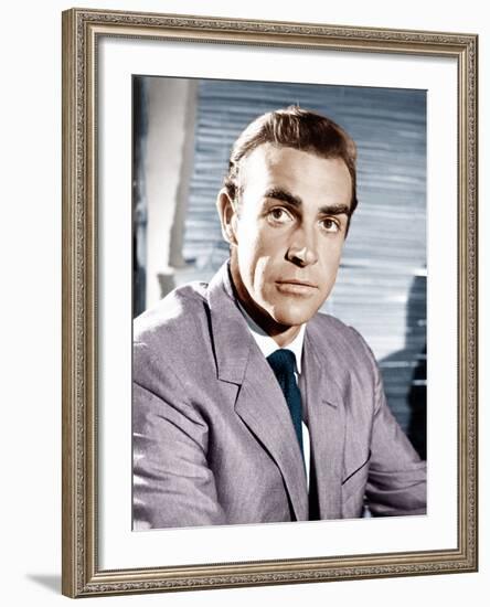 Dr No, Sean Connery, 1962-null-Framed Photo