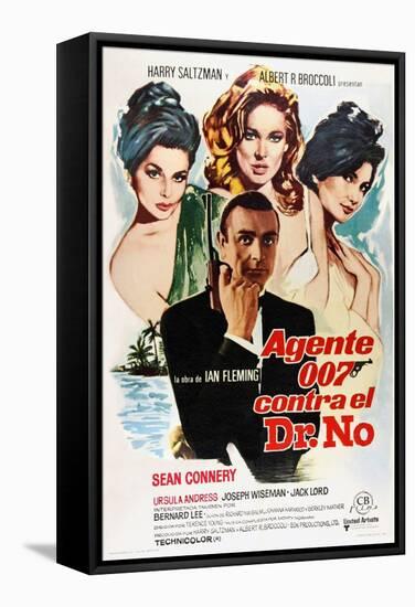 Dr. No, Sean Connery, 1962-null-Framed Stretched Canvas