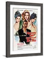 Dr. No, Sean Connery, 1962-null-Framed Art Print