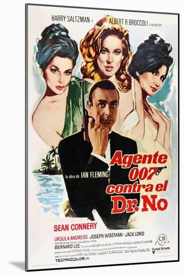 Dr. No, Sean Connery, 1962-null-Mounted Art Print