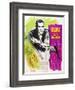 Dr. No, Sean Connery on French poster art, 1962-null-Framed Art Print