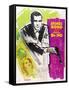 Dr. No, Sean Connery on French poster art, 1962-null-Framed Stretched Canvas