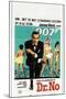 Dr. No, Sean Connery, South African poster, 1962-null-Mounted Art Print