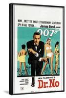 Dr. No, Sean Connery, South African poster, 1962-null-Framed Art Print