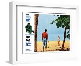Dr. No, Sean Connery, Ursula Andress, 1962-null-Framed Art Print