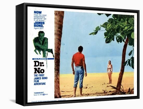 Dr. No, Sean Connery, Ursula Andress, 1962-null-Framed Stretched Canvas