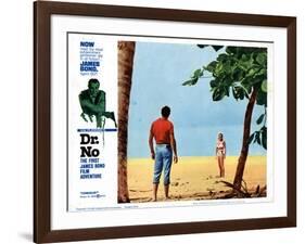 Dr. No, Sean Connery, Ursula Andress, 1962-null-Framed Art Print