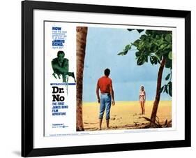 Dr. No, Sean Connery, Ursula Andress, 1962-null-Framed Art Print