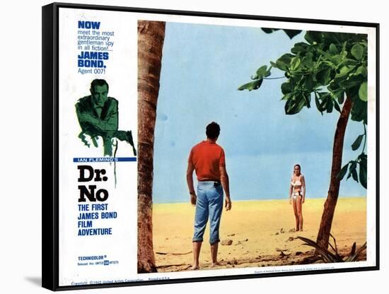 Dr. No, Sean Connery, Ursula Andress, 1962-null-Framed Stretched Canvas