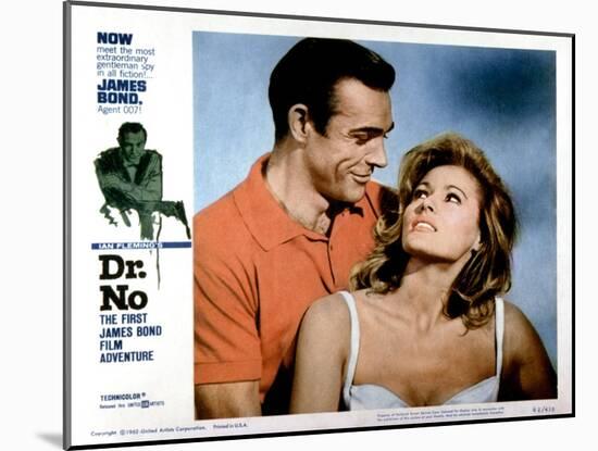 Dr No, Sean Connery, Ursula Andress, 1962-null-Mounted Art Print