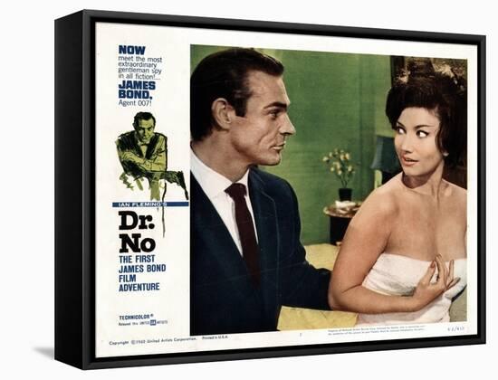 Dr. No, Sean Connery, Zena Marshall, 1962-null-Framed Stretched Canvas