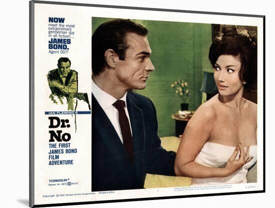 Dr. No, Sean Connery, Zena Marshall, 1962-null-Mounted Art Print