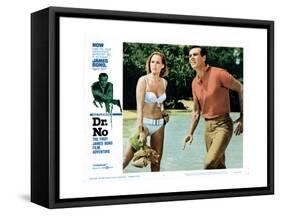 Dr. No, Ursula Andress, Sean Connery, 1962-null-Framed Stretched Canvas