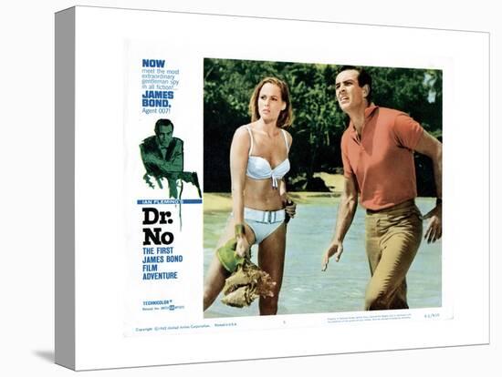 Dr. No, Ursula Andress, Sean Connery, 1962-null-Stretched Canvas