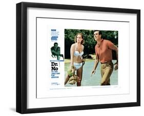 Dr. No, Ursula Andress, Sean Connery, 1962-null-Framed Premium Giclee Print